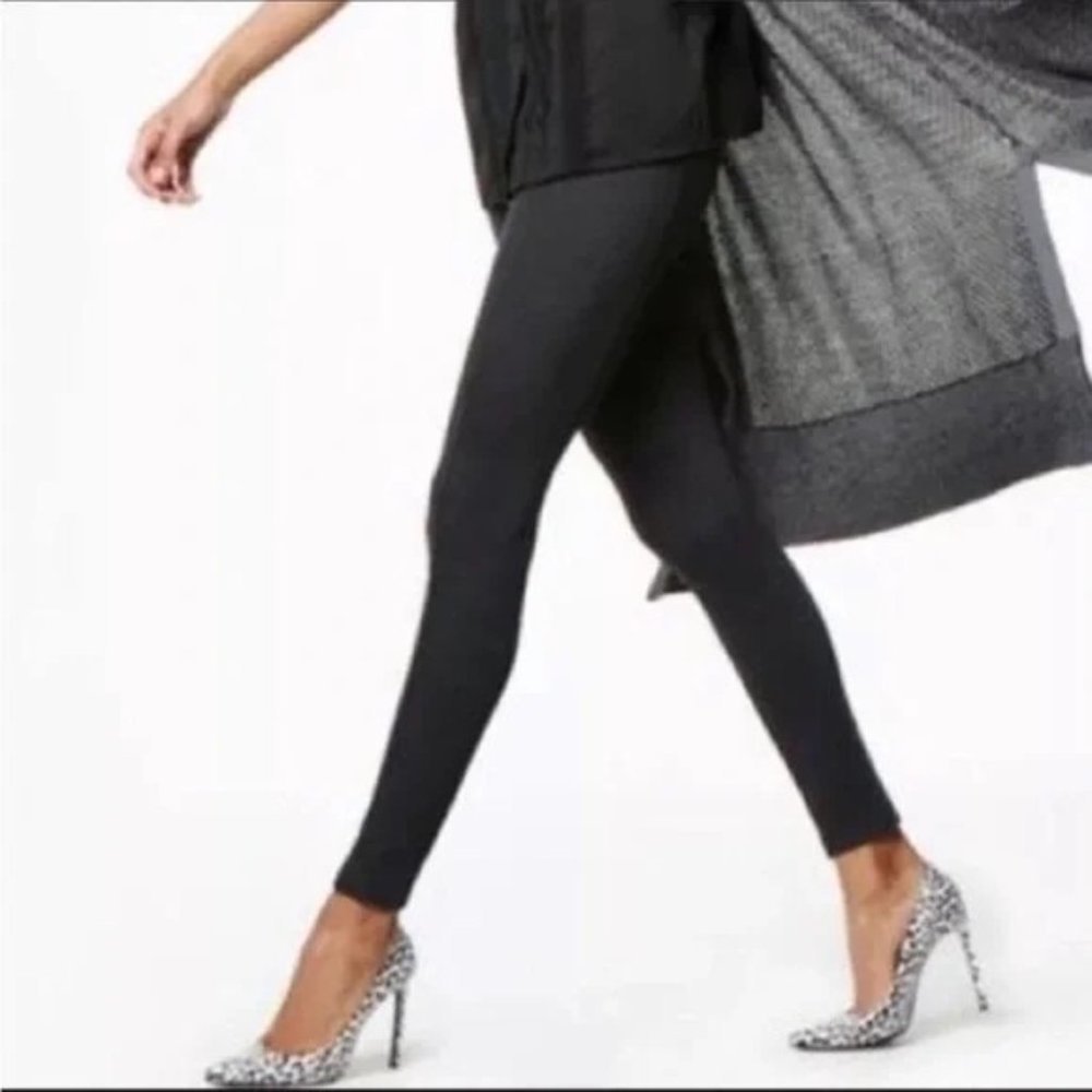 Cabi Sleek Leggings Gray Sz L #3211 EUC